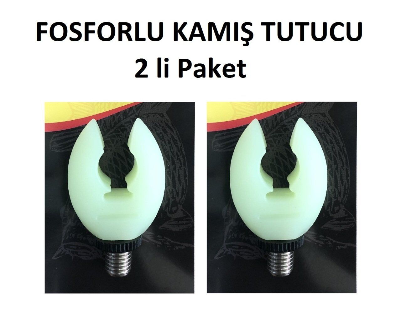 Extra Carp Fosforlu Kamış Tutucu 2 li