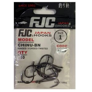 FJC 3628 No:1 Chinu Black Nikel Olta İğnesi 10 Adet