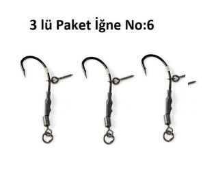 Extra Carp Rig 777P No:6 (3 adet)