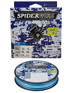 SpiderWire 8X 0.06mm 150m Stealth Smooth İp Misina Blue Camo