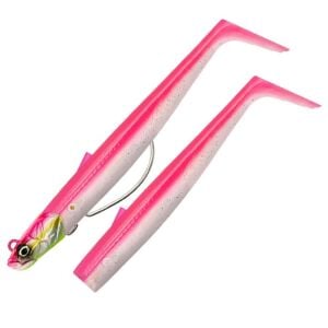 Savage Gear Sandeel V2 Weedless 11.5 cm 22 gr 2+1 Pink Pearl Silver