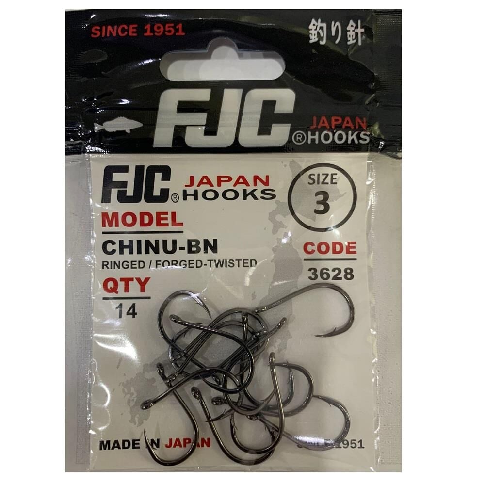 FJC 3628 No:3 Chinu Black Nikel Olta İğnesi 14 Adet