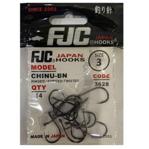 FJC 3628 No:3 Chinu Black Nikel Olta İğnesi 14 Adet