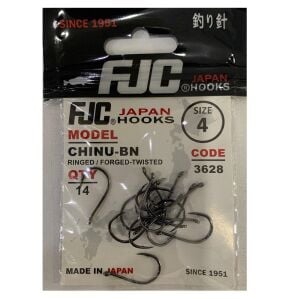 FJC 3628 No:4 Chinu Black Nikel Olta İğnesi 14 Adet