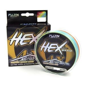Fujin Hex Braid 4x 300mt Multicolor PE İp Misina