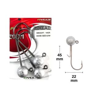 Ryuji 14gr İğne No:6/0 Zoka Jighead (3 Adet)