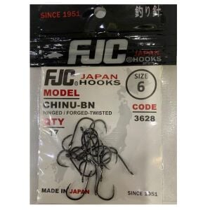 FJC 3628 No:6 Chinu Black Nikel Olta İğnesi 17 Adet