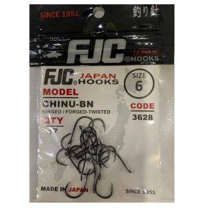 FJC 3628 No:6 Chinu Black Nikel Olta İğnesi 17 Adet