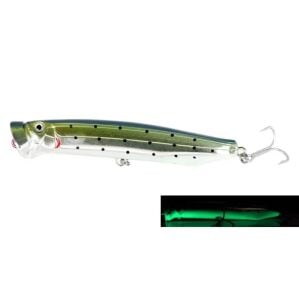 Fujin Salt Popper 12cm 30gr Su Üstü Maket Balık 043 Smoke Joe