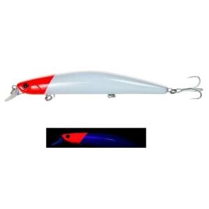 Fujin Z-Bass Minnow 125F 21gr 40-60cm Dalar Maket Balık 163 UV Red Head