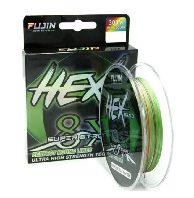 Fujin Hex Braid 8x 300mt Multicolor PE İp Misina