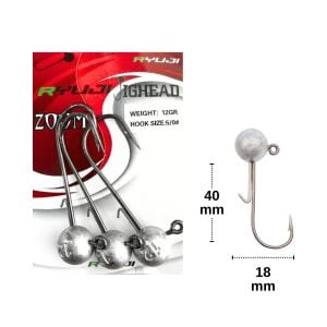 Ryuji 12gr İğne No:5/0 Zoka Jighead (3 Adet)