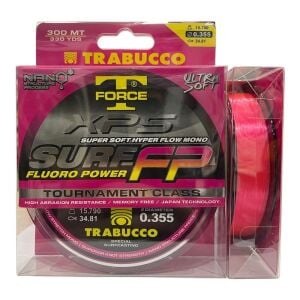 Trabucco XPS Surf FP Fluoro Power 300mt 0.355mm Surf Olta Misinası Pembe