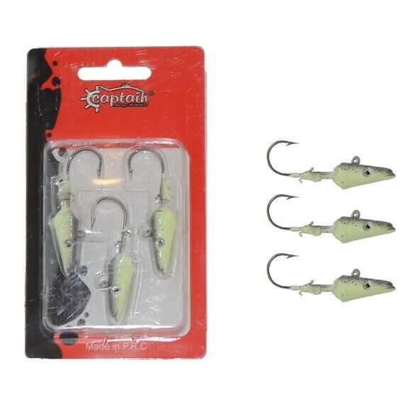 Captain 6457 Jighead Ultimate Sardine 3 lü Paket 15gr Color:3