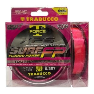 Trabucco XPS Surf FP Fluoro Power 300mt 0.307mm Surf Olta Misinası Pembe