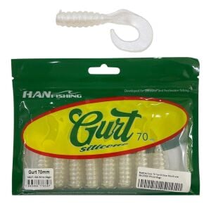 Hanfish Gurt 70 7cm Silikon Yem 8 Adet SBGT629 White Magic