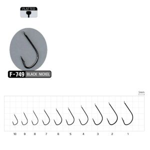 Sasame F-749 No:4 Yamame Serisi Olta İğnesi 18 Adet