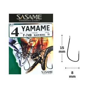 Sasame F-749 No:4 Yamame Serisi Olta İğnesi 18 Adet