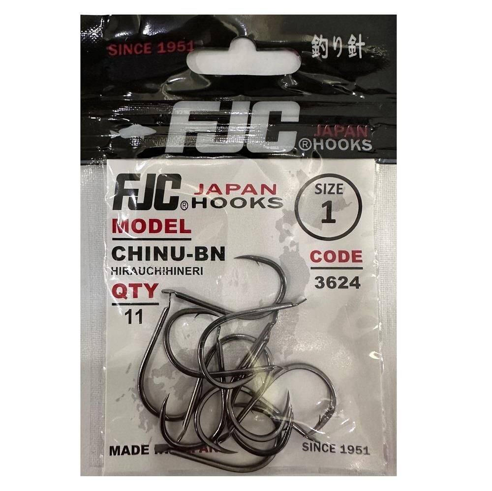 FJC 3624 No:1 Chinu Black Nikel Olta İğnesi 11 Adet