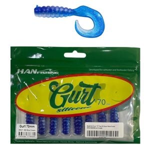 Hanfish Gurt 70 7cm Silikon Yem 8 Adet SBGT628 Blue Dream