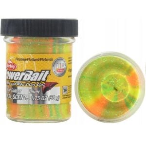 Berkley Powerbait Naturel Scent Liver (Ciğer) Simli Alabalık Hamuru Rainbow