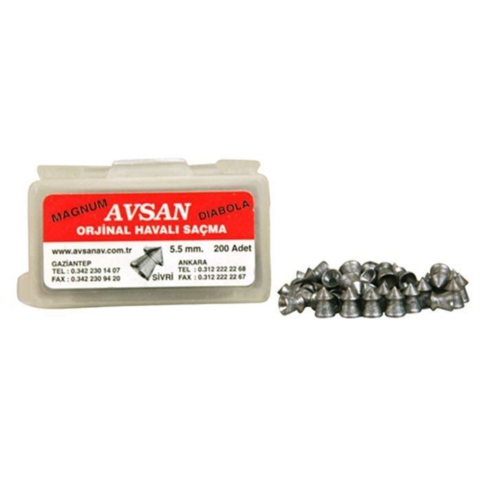 Avsan Diabola 5.5mm Havalı Tüfek Saçması (200 adet)