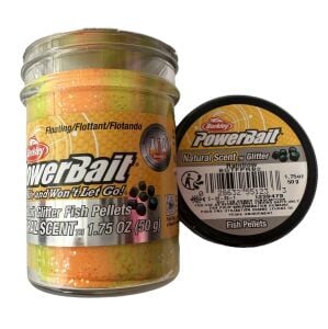Berkley Powerbait Naturel Scent Fish Pellets Simli Alabalık Hamuru Rainbow