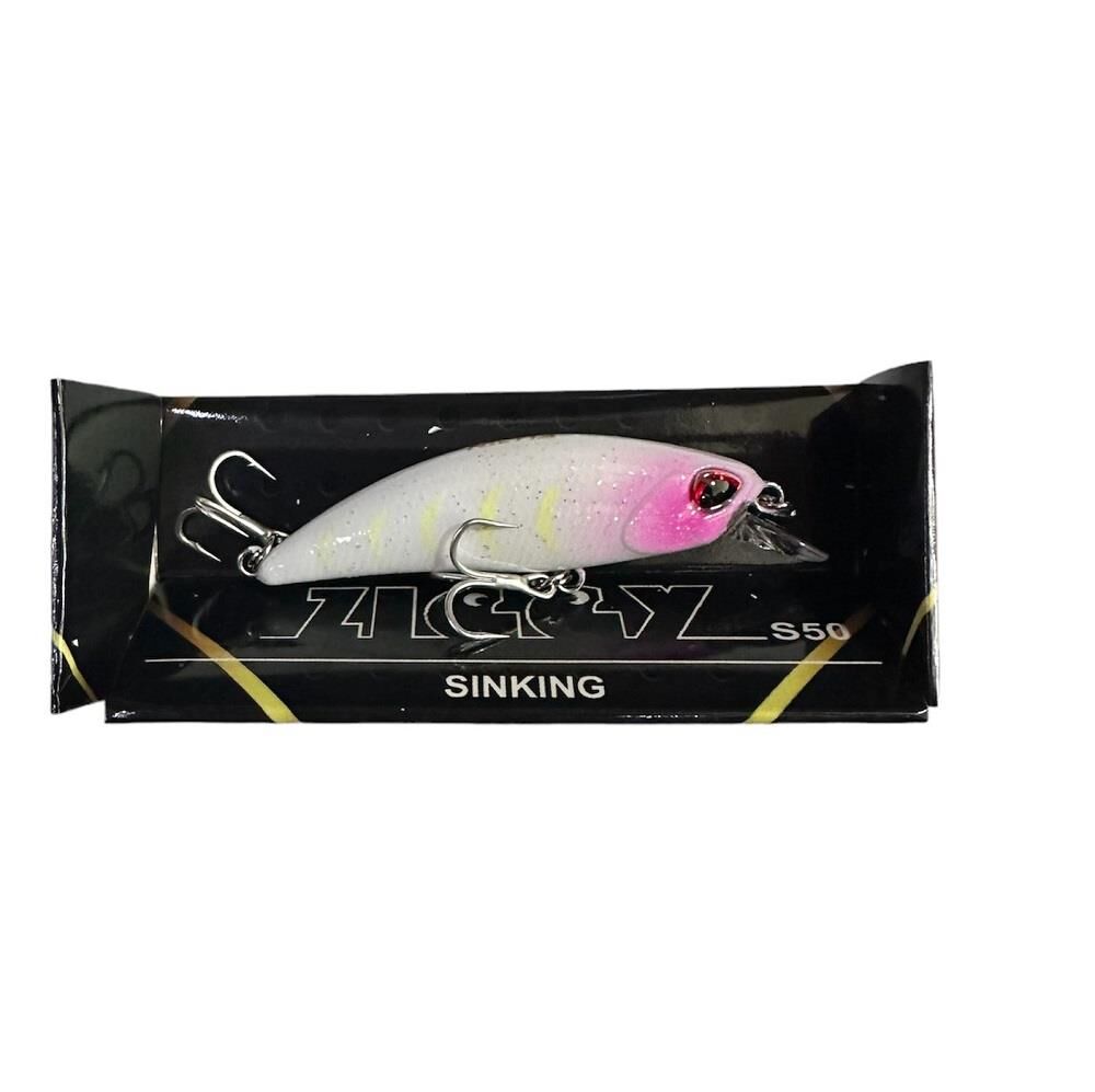 Fujin Ziggy S50 5cm 3.6gr 40-100cm Dalar LRF Maket Balık 034 Glow Purple