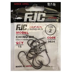 FJC 3624 No:2 Chinu Black Nikel Olta İğnesi 15 Adet