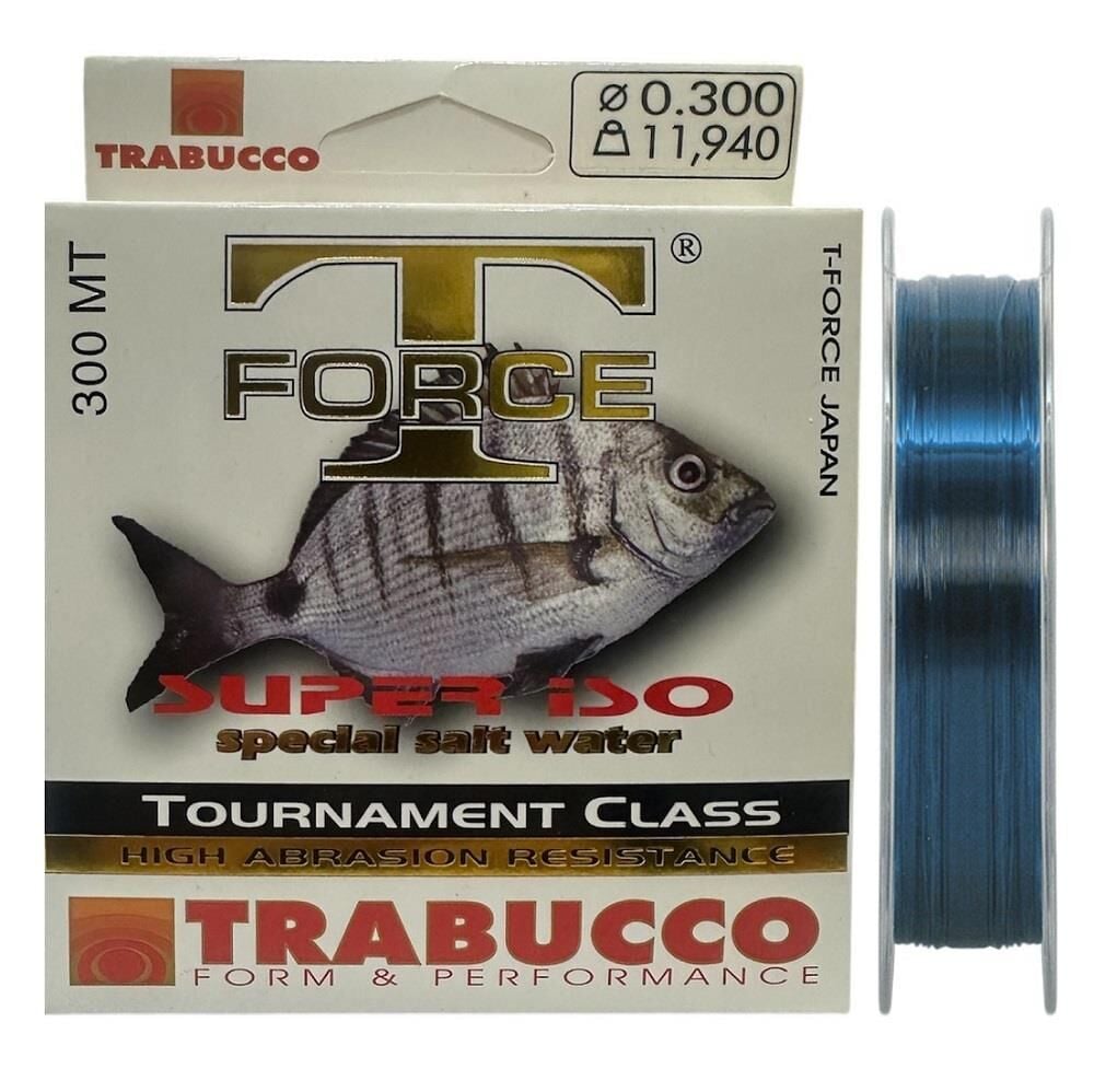 Trabucco T-Force Super İso 300 mt 0.30mm Surf Olta Misinası