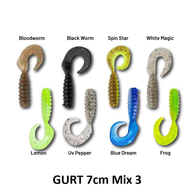 Hanfish Gurt 70 7cm Silikon Yem 8 Adet Mix 3