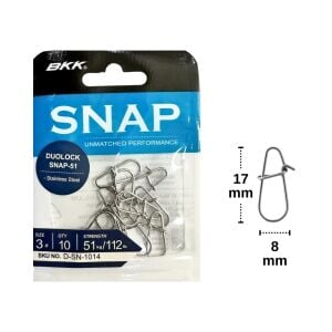 BKK Duolock Snap-51 No:3 Klips 10 Adet