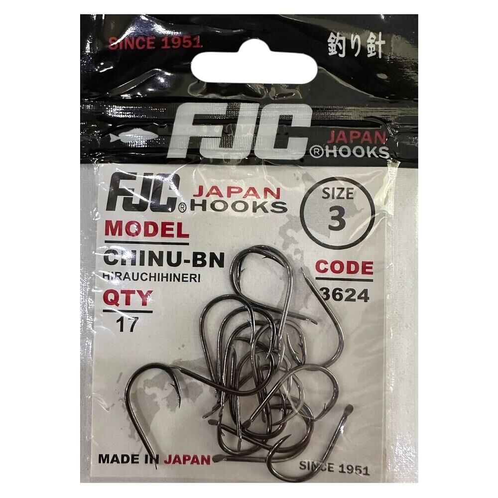 FJC 3624 No:3 Chinu Black Nikel Olta İğnesi 17 Adet