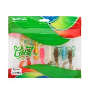 Hanfish Gurt 70 7cm Silikon Yem 8 Adet Mix 2