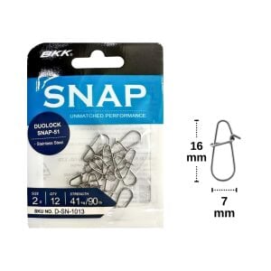 BKK Duolock Snap-51 No:2 Klips 12 Adet
