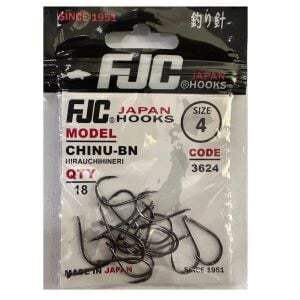 FJC 3624 No:4 Chinu Black Nikel Olta İğnesi 18 Adet