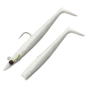 Savage Gear Sandeel V2 12 cm 22 gr 2+1 White Pearl Silver