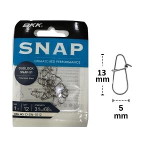 BKK Duolock Snap-51 No:1 Klips 12 Adet