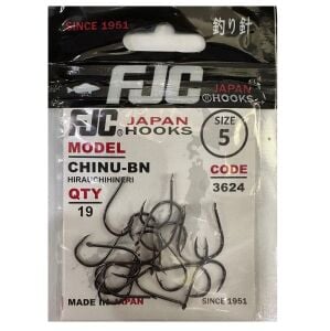 FJC 3624 No:5 Chinu Black Nikel Olta İğnesi 19 Adet