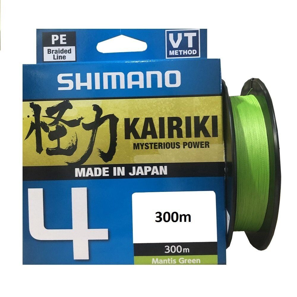 Shimano Kairiki 4 Kat Mantis Green 300 mt İp Misina