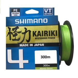 Shimano Kairiki 4 Kat Mantis Green 300 mt İp Misina