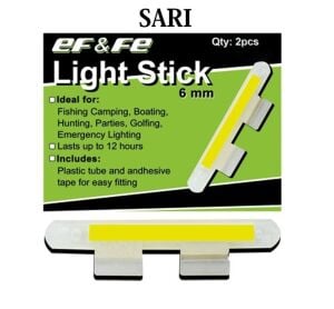 Effe Light Fosfor Fitilli Kamışa Takılan 6mm Çiftli