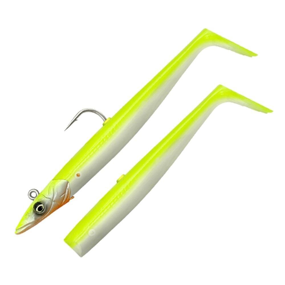 Savage Gear Sandeel V2 12 cm 22 gr 2+1 Lemon Back