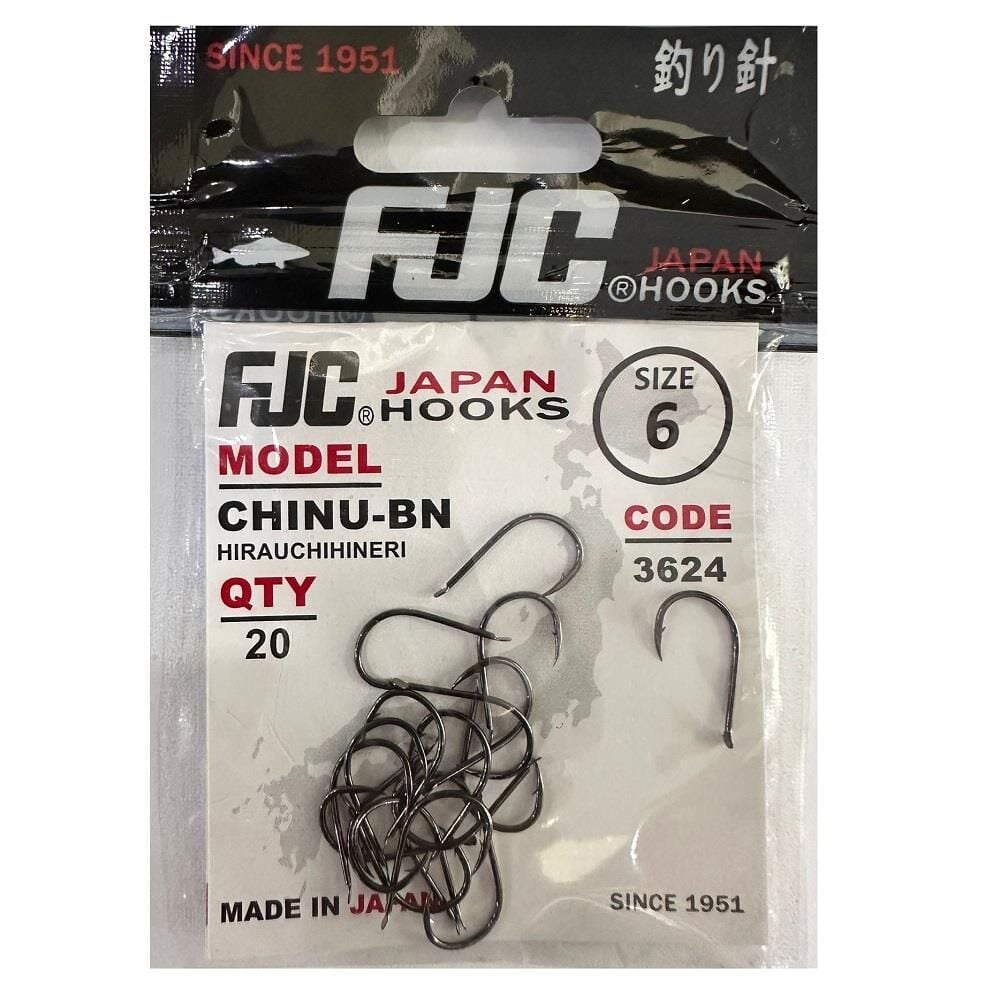 FJC 3624 No:6 Chinu Black Nikel Olta İğnesi 20 Adet