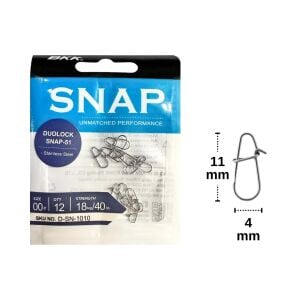 BKK Duolock Snap-51 No:00 Klips 12 Adet