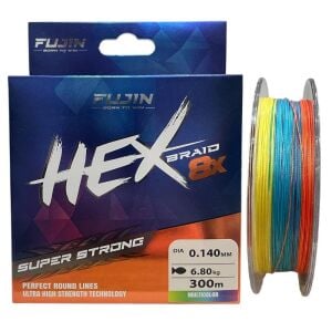 Fujin Yeni Hex 8x 300mt 0.14mm Multi Color İp Misina