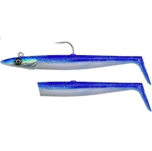 Savage Gear Sandeel V2 12 cm 22 gr 2+1 Blue Pearl Silver