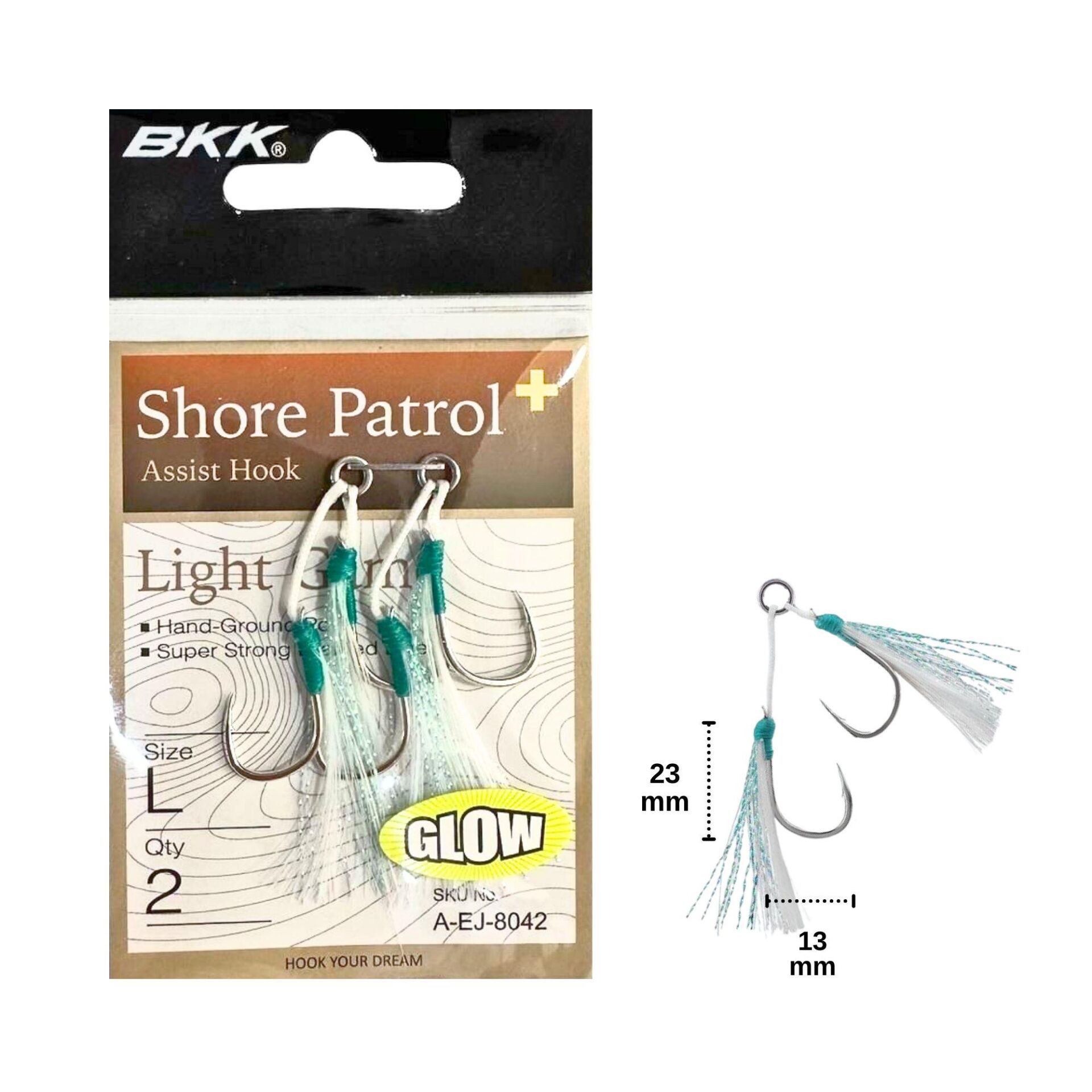 BKK Shore Patrol+ Large Olta İğnesi 2 li Paket