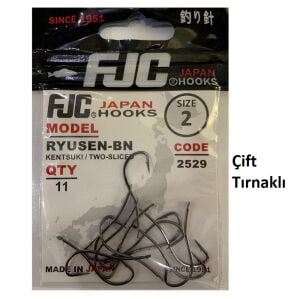 FJC 2529 No:2 Ryusen Black Nikel Olta İğnesi 11 Adet