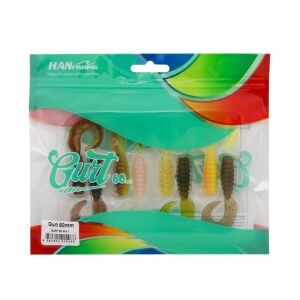 Hanfish Gurt 60 6cm Silikon Yem 8 Adet Mix 1